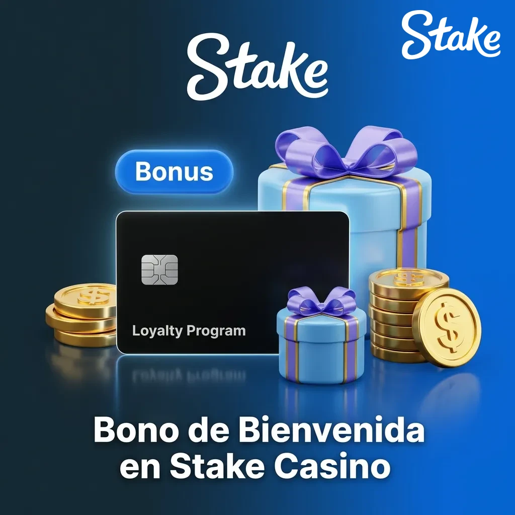 Bono de bienvenida Stake Casino: 200% hasta 1.800.000 CLP en primer depósito con requisitos de apuesta.