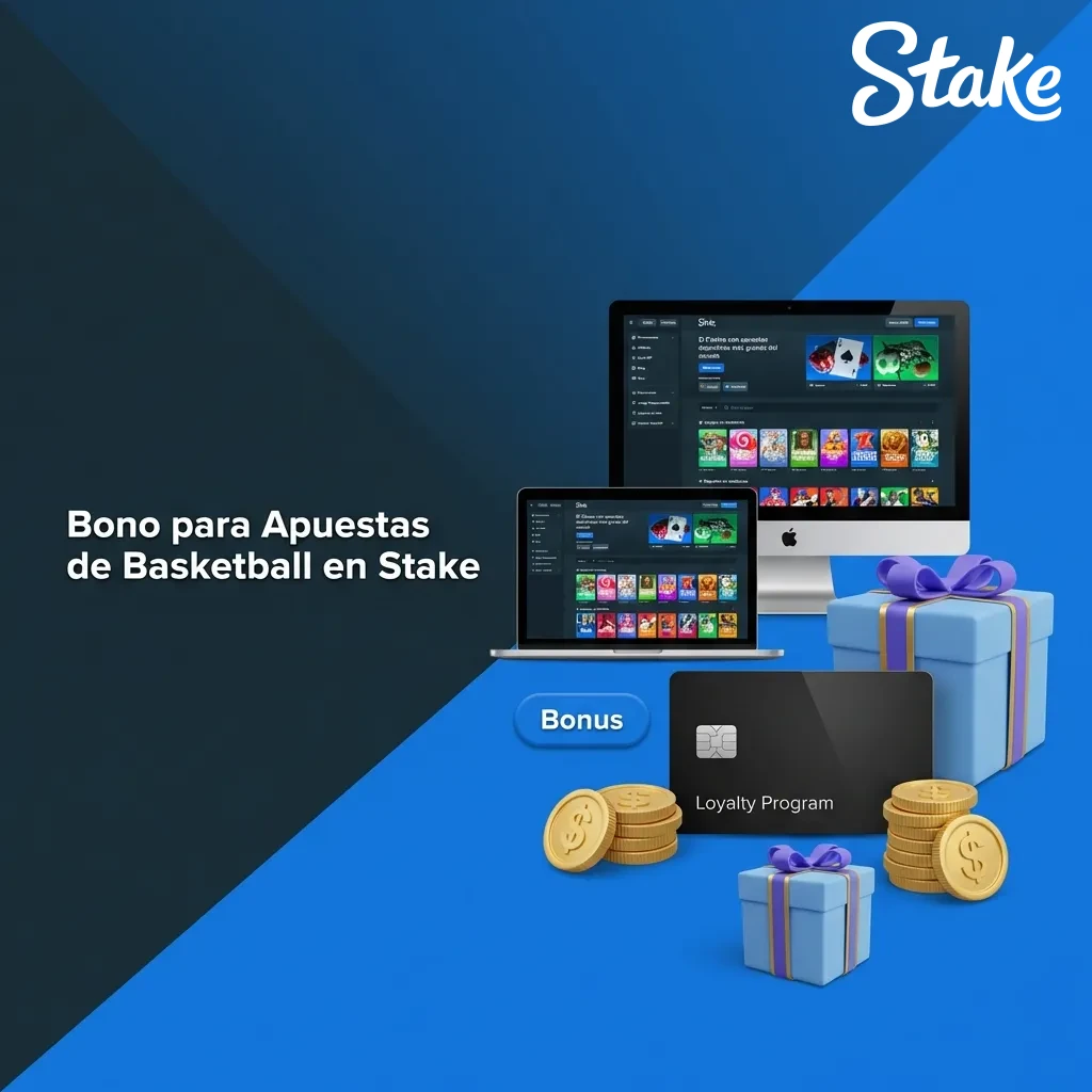 Bono de bienvenida deportivo de Stake para apuestas de basketball con requisitos de rollover y términos específicos