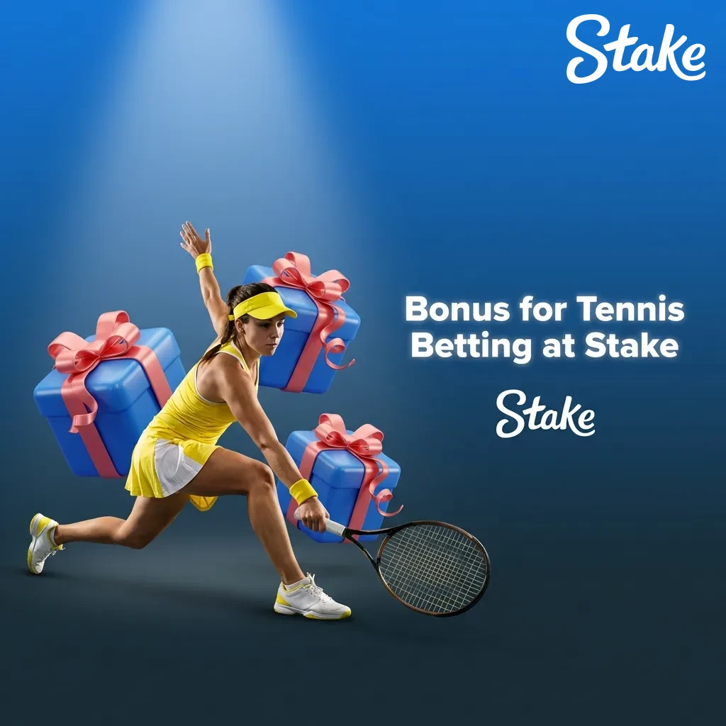 Stake tennis betting bonus: 200% welcome offer up to $500,000 ARS for new users in Argentina with 6x rollover requirement
