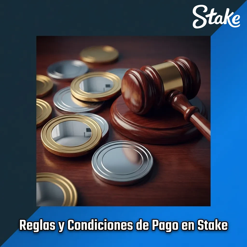 Stake payment rules showing ID verification, withdrawal methods, bonus wagering requirements, and transaction limits