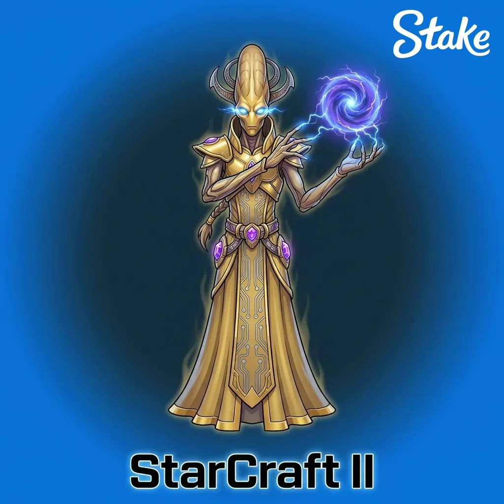 StarCraft II real-time strategy game showing three races in competitive 1v1 battles with professional tournament action