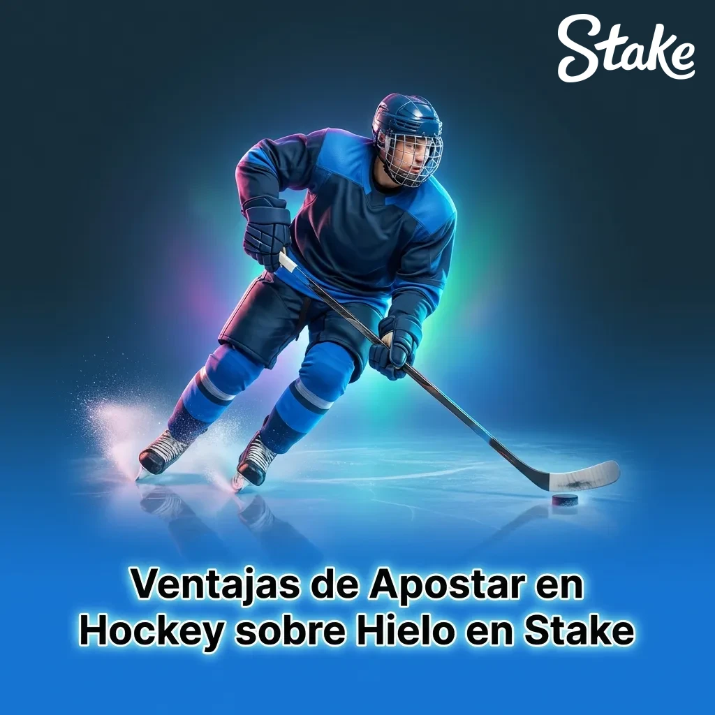 Ventajas de apostar en hockey sobre hielo en Stake: ligas globales, apuestas en vivo, cuotas competitivas y más