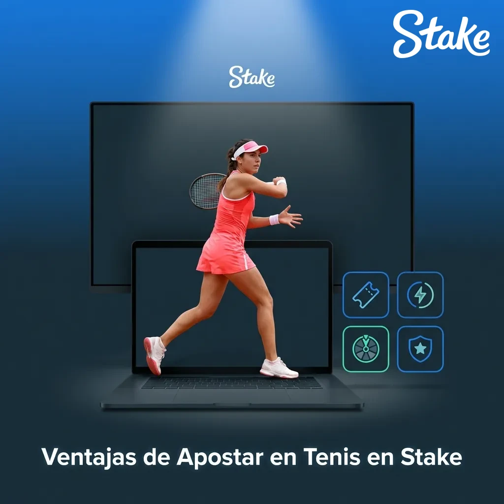Ventajas de apostar en tenis en Stake: cuotas competitivas, streaming en vivo, mercados variados y estadísticas en tiempo real