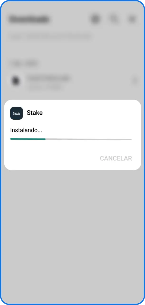 Completá la instalación de la app de Stake para acceder a las mejores apuestas en línea.