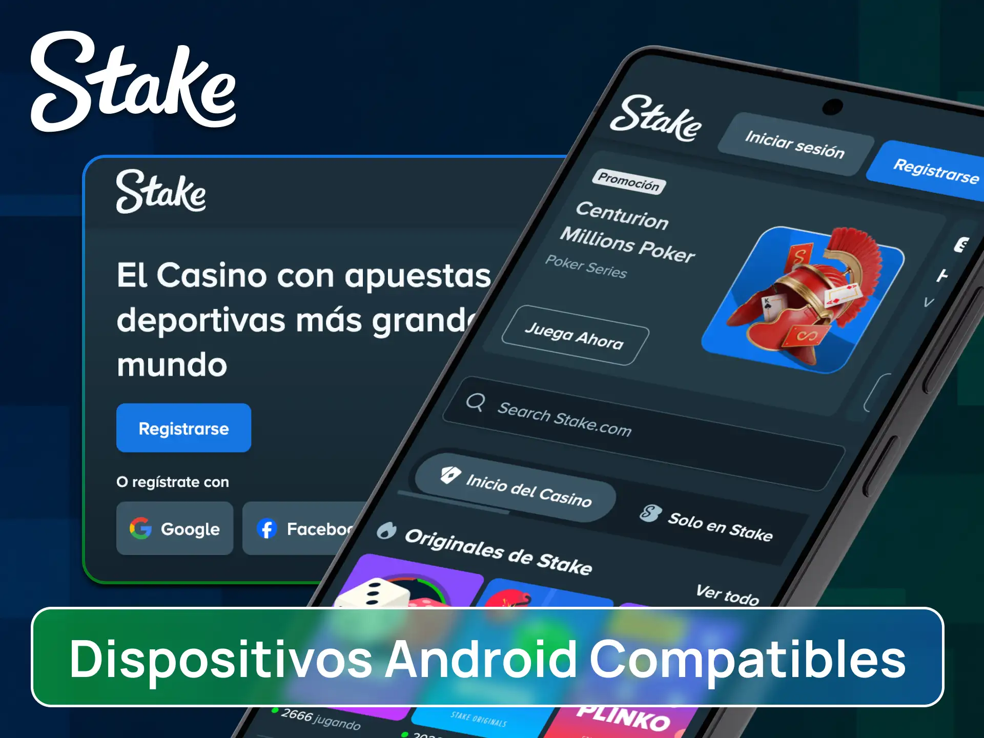 Revisá la lista completa de Dispositivos Android Compatibles para instalar la App de Stake en tu teléfono.